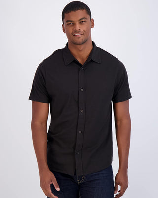 Big Men's Casual Short Sleeve Button down Shirt