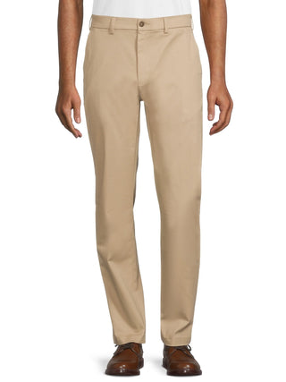 Premium Big and Tall Mens Straight Fit Khaki Pants