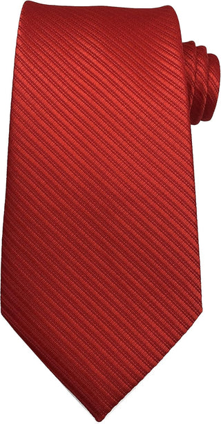 Men's Classic Solid Silk Woven Tie Silk