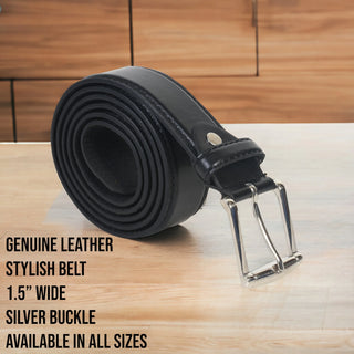 Men Jeans Belt Big and Tall Size Genuine Leather by