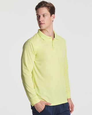 Long-Sleeve Polo Shirt for Big & Tall Men