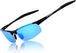 Black Frame Blue Lens