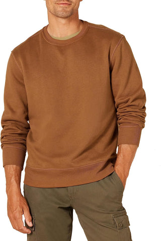 Big Men's Fleece Crewneck Plus Sized Sweatshirt