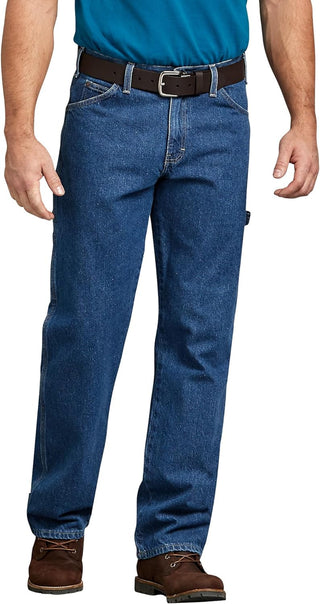 Plus Sized Men's Relaxed-Fit Carpenter Jeans