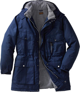 Big Men Fleece-Lined Parka