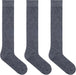 Charcoal Heather - 3 Pairs