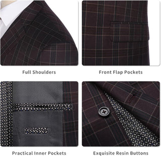 Big Mens Plaid Blazer