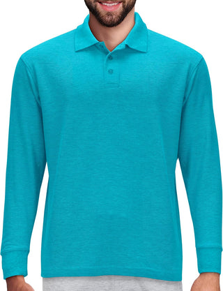 Big Men's Long Sleeve Polo Shirts