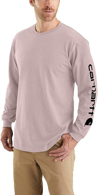 Big Men's Loose Fit  Long-Sleeve Plus Size T-Shirt