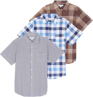 Big Men's  Button down Shirt (3 Pack)