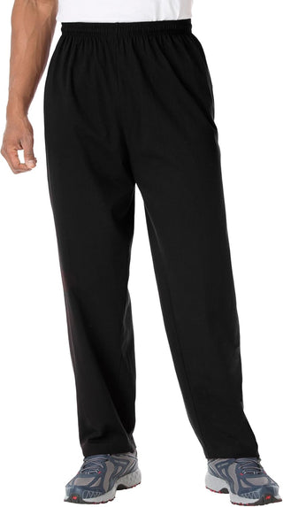 Lightweight Big and Tall Open Bottom Sweatpants