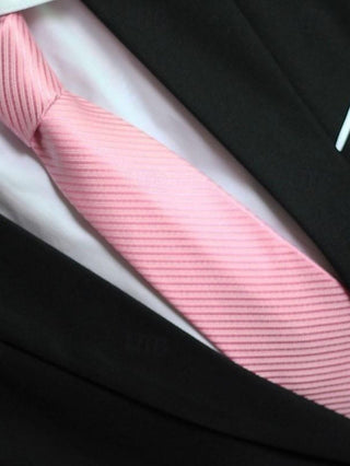 1Pc Pink Man Necktie Width 8Cm Bridegroom Groomsman Tie Business Manager Tie