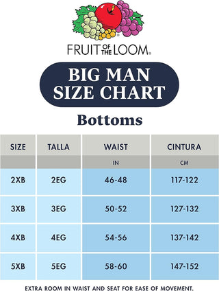 Men'S Big and Tall Tag-Free Underwear