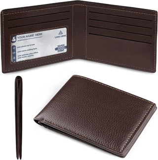 Men's Bifold Wallet with ID Clear Window