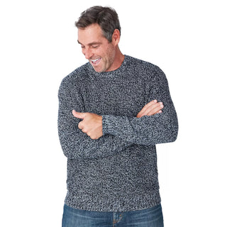 Men'S Big & Tall Shaker Knit Crewneck Sweater