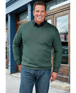 Big & Tall Lightweight V-Neck Sweater