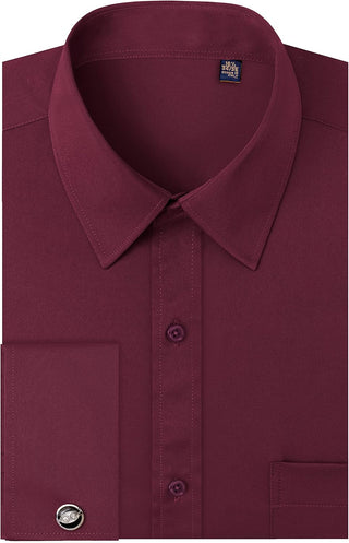 French Cuff Dress Shirts- Men's Big and Tall