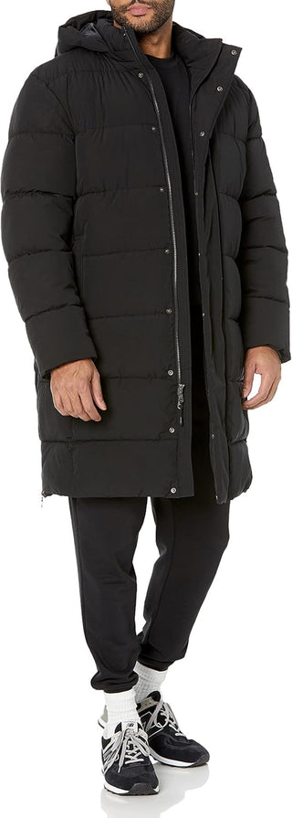 Men's Big Hooded Long Puffer