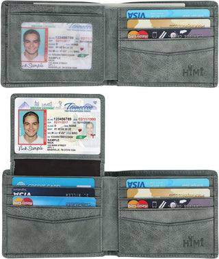 Bifold Stylish Wallet with 2 ID Window