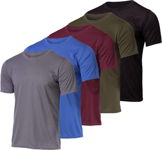 Big Men's Crew Neck T Shirts | 5 Pack