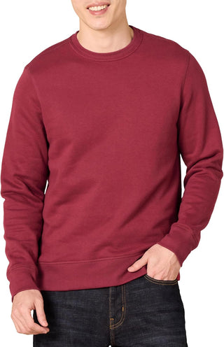 Big Men's Fleece Crewneck Plus Sized Sweatshirt