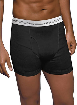 Big Men's Cotton Boxer Briefs 4-Pack 