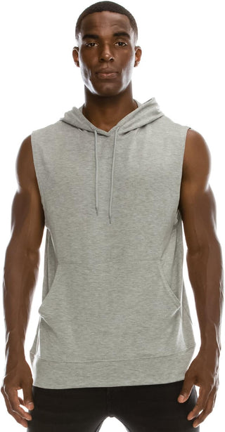 Plus Sized Men's Lightweight Workout Hoodies