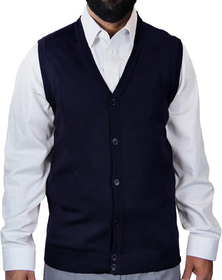 Big Men's Cardigan Sweater Vest