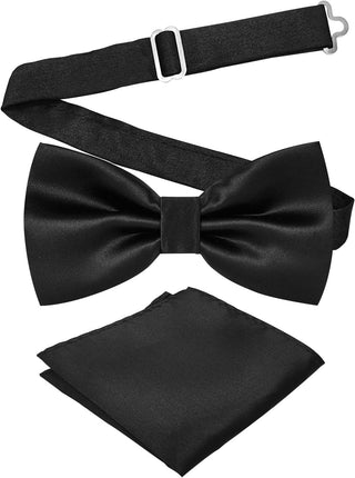 Adjustable Bowtie and Pocket Square