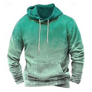 Big Men's Hoodie Hooded Color Block Pocket Sports Streetwear Basic Casual Clothing Apparel Hoodies Sweatshirts