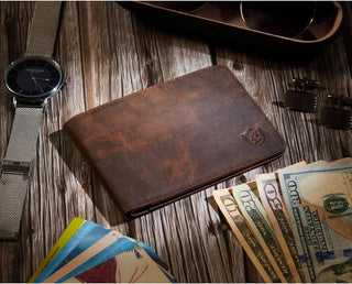 Bifold Real Leather RFID Wallet