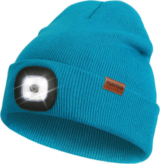 Mens Beanie with LED Light