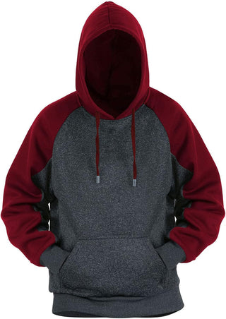 Plus Sized Men's Hooded Sweatshirt