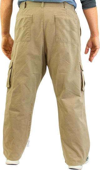 Big & Tall Men's Cargo Pants with Expandable Waist