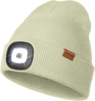 Mens Beanie with LED Light