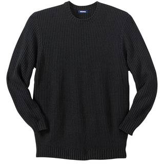 Men'S Big & Tall Shaker Knit Crewneck Sweater