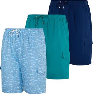 Big Men's Swim Trunks - 3 Pack