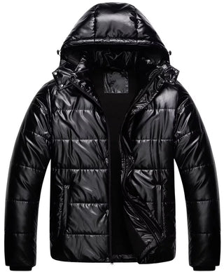 Big and Tall Hooded Warm Coat Winter Jacket for Men