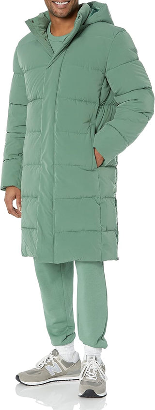 Men's Big Hooded Long Puffer