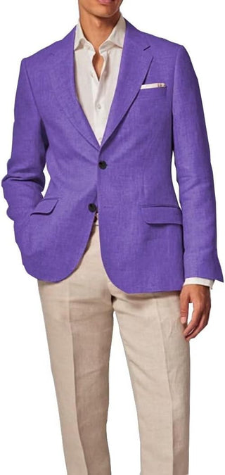 Big Men's Linen Blazer Regular Fit Sport Coat