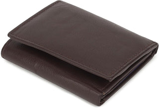 Leather Trifold Wallet for Men