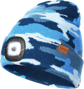 Mens Beanie with LED Light