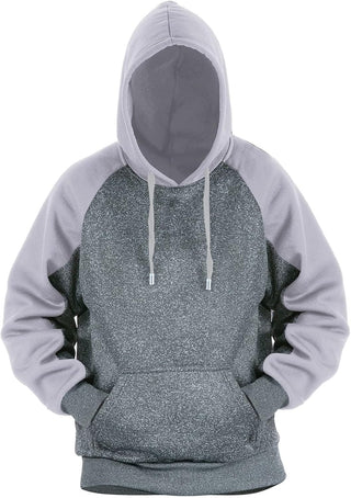 Plus Sized Men's Hooded Sweatshirt