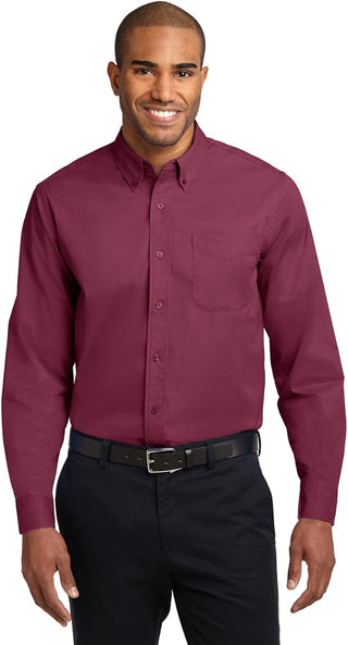 Long Sleeve Easy Care Shirt- Big and Tall