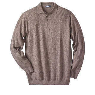 Kingsize Men'S Big & Tall Lightweight Polo Sweater