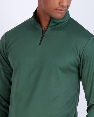 Big Men's Mesh Long Sleeve Athletic Quarter Zip Pullover - 3 Pack