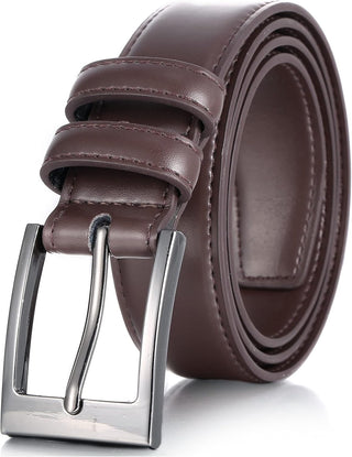 Big Men's Genuine Leather Dress Belt 