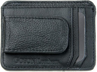 Men's Leather Money Clip Wallet