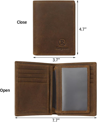 Leather RFID Blocking Bifold Wallet