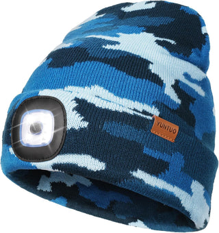 Mens Beanie with LED Light